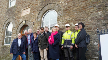 Rishi Sunak at Bainbridge Methodist Chapel housing project