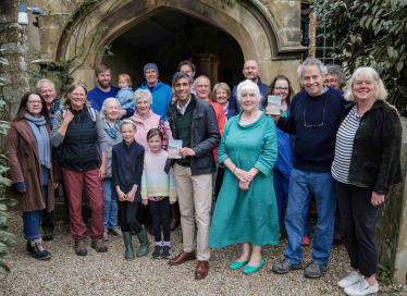 Rishi meets Coast to Coast Passport supporters at Marske