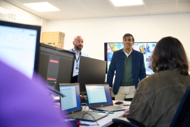 Rishi with Richard at CACI Digital Forensics