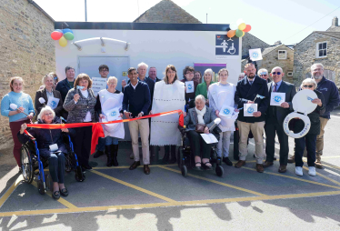Rishi Sunak opens a Changing Places toilet in Leyburn