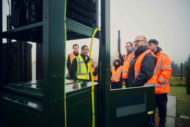 Rishi Sunak at Coverdale mobile phone mast