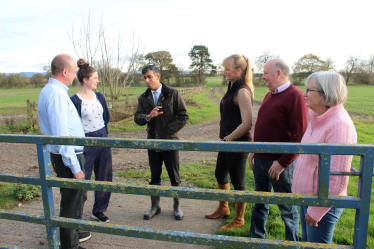 Rishi Sunak at Grange Farm, Hornby