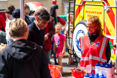 Rishi Sunak at Great Ayton village fete