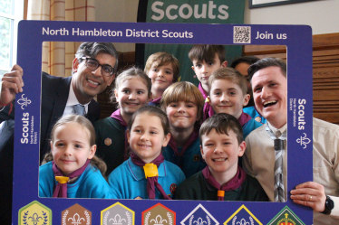 Rishi, Mark Turner and Award winning Scouts