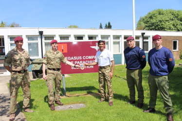 Rishi Sunak at the Catterick Infantry Training Centre