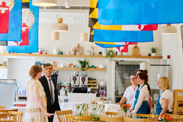 Rishi Sunak at Kiplin Hall