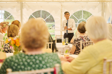 Rishi Sunak at Kiplin Hall