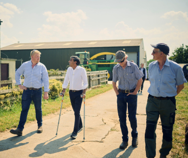 Rishi Sunak at Low Whinholme Farm