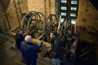 Rishi Sunak at Melsonby Church belltower