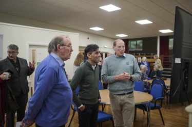 Rishi with Dr Hull