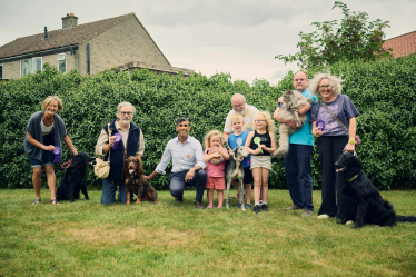 Rishi Sunak at Newton le Willows Village Show