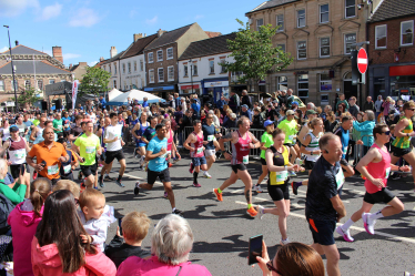 Rishi Sunak at the Northallerton 10K