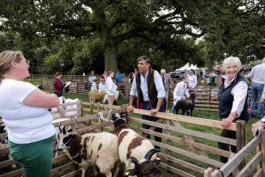 Rishi Sunak at Osmotherley Show