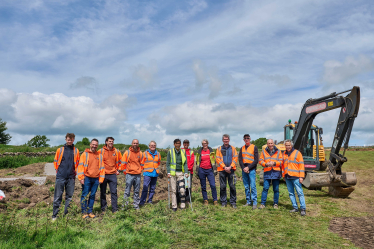 Rishi Sunak at Richmond Bike Park site