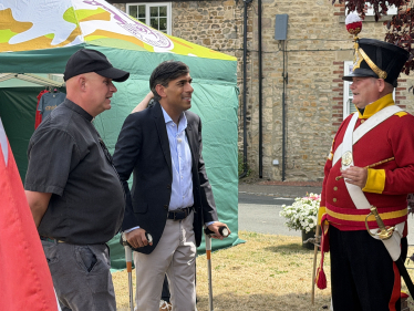 Rishi at Catterick and Tunstall Village Fete