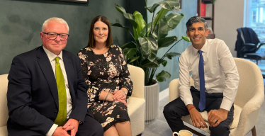 Rishi with Jedd and Andrea