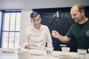 Rishi Sunak at Rounton Coffee