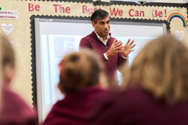 Rishi Sunak at Sacred Heart School