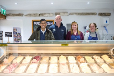 Rishi Sunak at Wensleydale Ice Cream