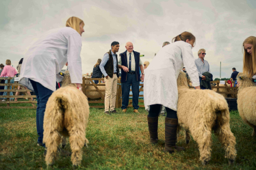 Rishi Sunak at Wensleydale Show