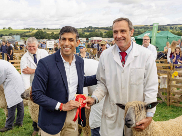 Rishi Sunak at Wensleydale Show